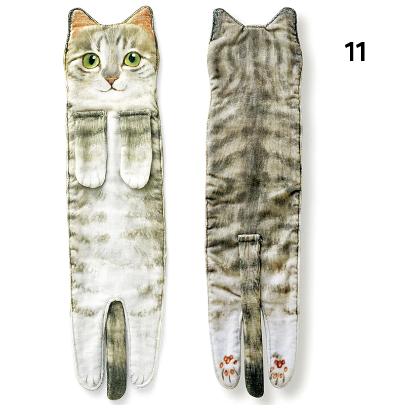 

Cats Microfiber Towel Absorbent Super Cute Cleaning Towel for Home Quick Dry 15x52cm L9