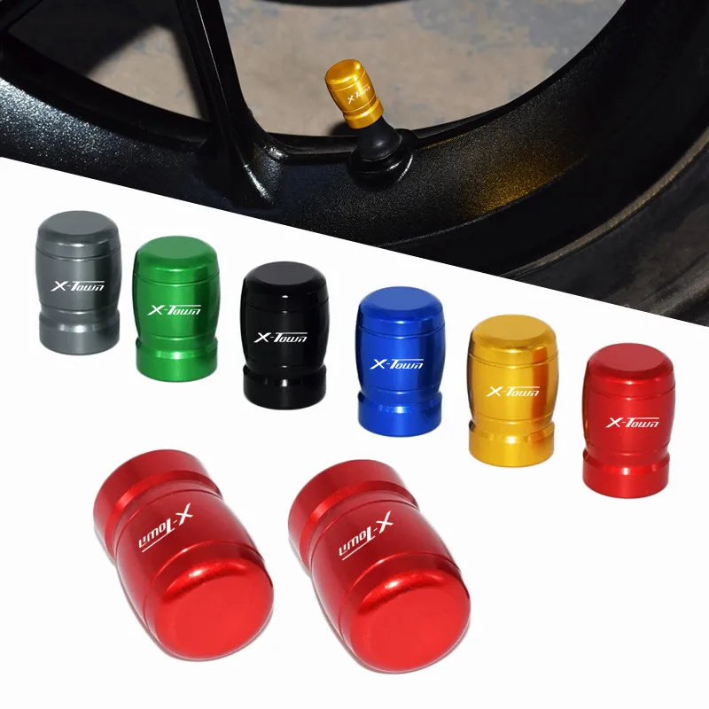 

Motorcycle Vehicle Wheel Tire Valve Stem Caps For KYMCO X-TOWN X TOWN XTOWN 125i 250i 300i 350 XTOWN125 XTOWN300 XTOWN250