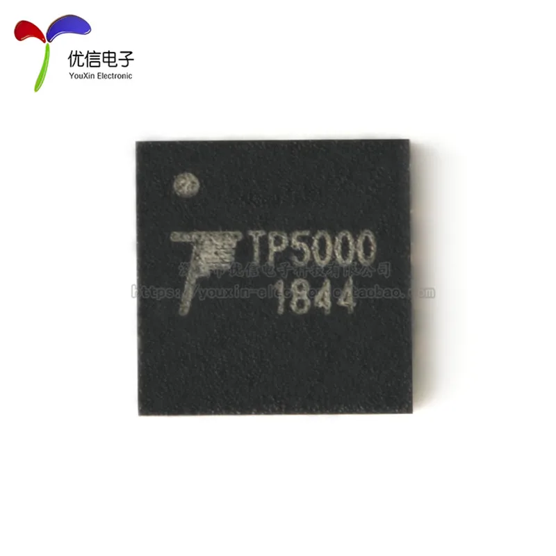 

10 шт./оригинальный аутентичный TP5000 QFN-16 2A понижающий переключатель 4,2 в/3,6 В, литиевая железная батарея