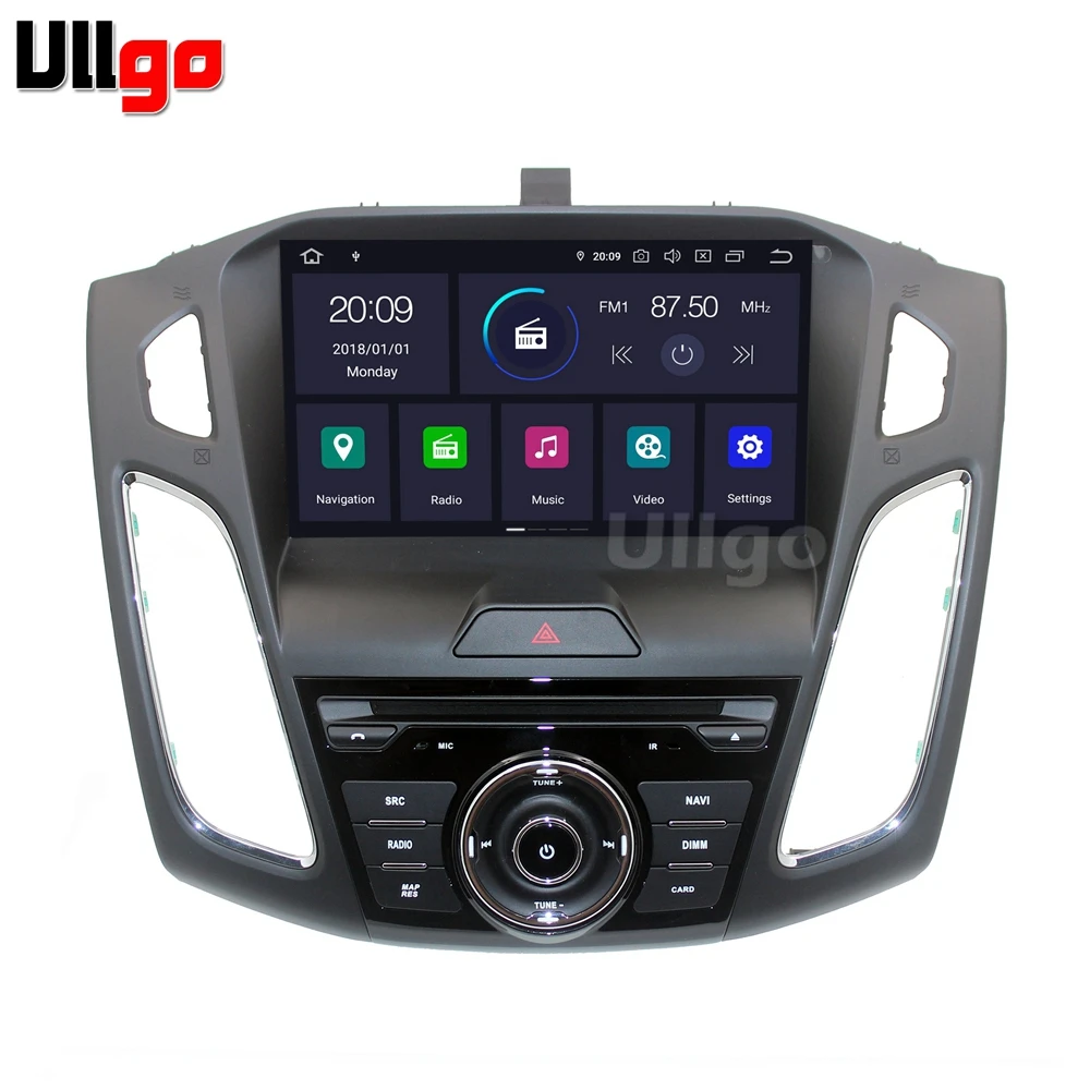 Головное устройство для автомобиля 9 дюймов Восьмиядерный Android 0 Ford Focus III 2015 2017