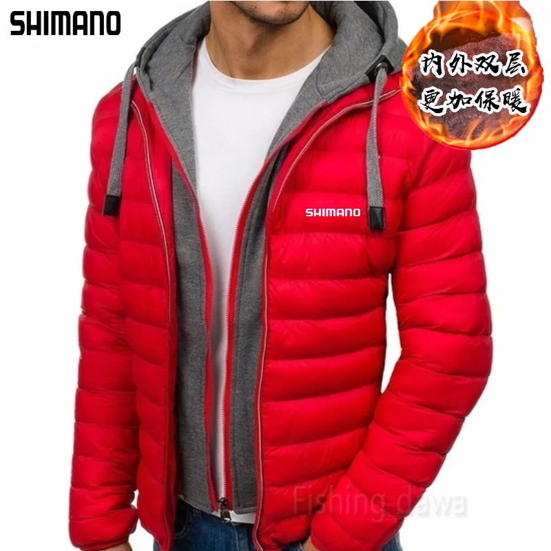 

Winter Thick Hoodie Fishing Coat Shimanos Men Waterproof Windproof Keep Warm Daiwa Fishing Jacket Outdoor Sport Fishing Clothes