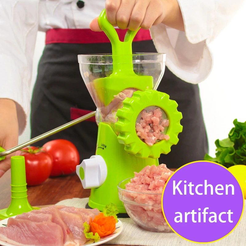 Новая бытовая многофункциональный мясорубка высокого качества, лезвие из нержавеющей стали домашняя кухня машина мясорубка колбаса машина
