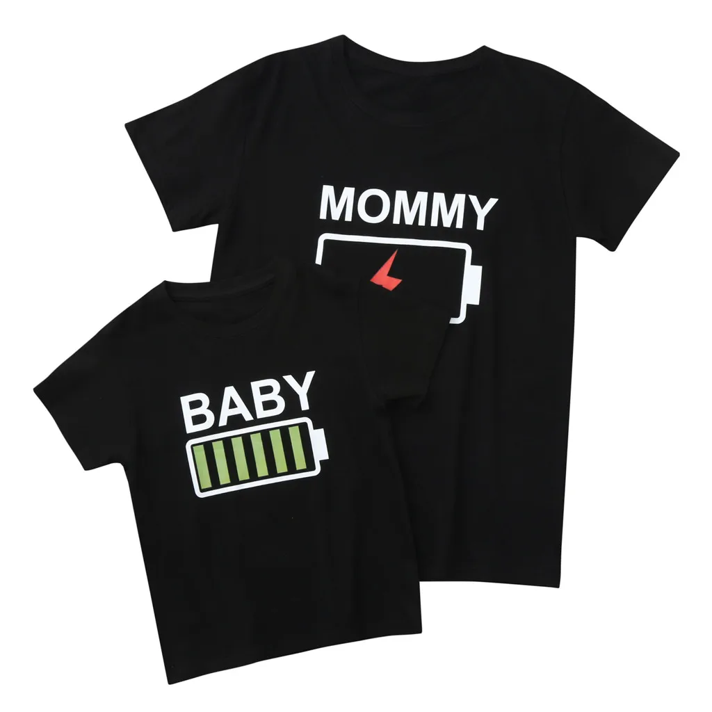 Детская футболка с короткими рукавами и буквенным принтом комплект одежды из