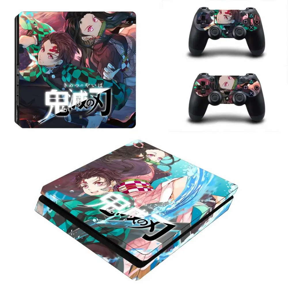 Наклейка на консоль и контроллер для PlayStation 4 PS4 Slim Play Station |