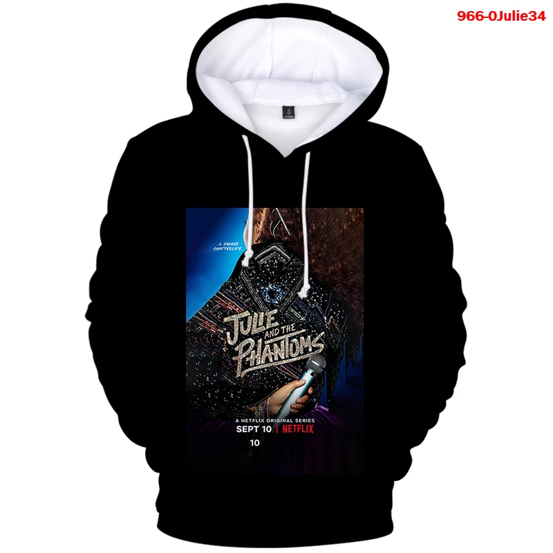 

Julie and The Phantoms Harajuku Hoodies Streetwear Men Women Clothing Thin Hoodie Julie and The Phantoms Hip Hop Sudaderas Tops