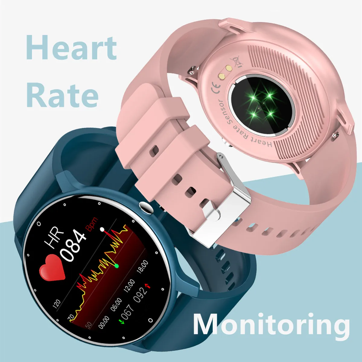 Smart Watch Heart Rate Blood Pressure Monitor Weather Forecast IP67 Men's and Women's Watch Fitness Smart Watch Sports Health