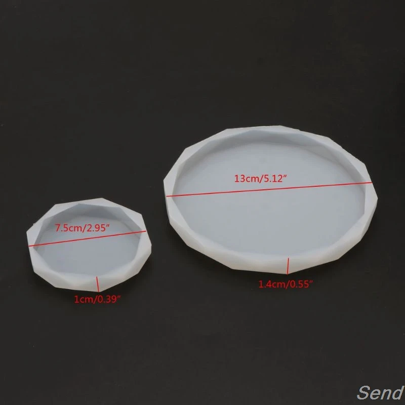 2 шт. силиконовая форма для подстаканника под УФ-смолу | Украшения и аксессуары