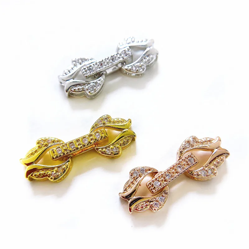 

Wholesale DIY Natural Stones Beads Jewelry Making Accessories Silver/Gold/Rose Gold Metal Connector Clasps Findings