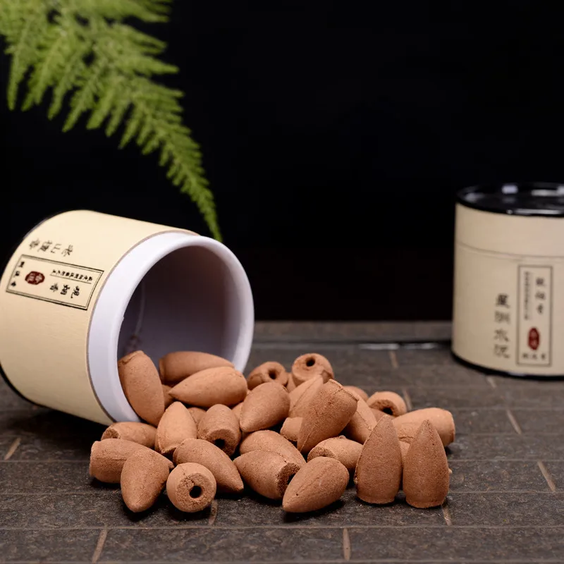 1 коробка из натурального сандалового дерева дымовая обратная подача благовония