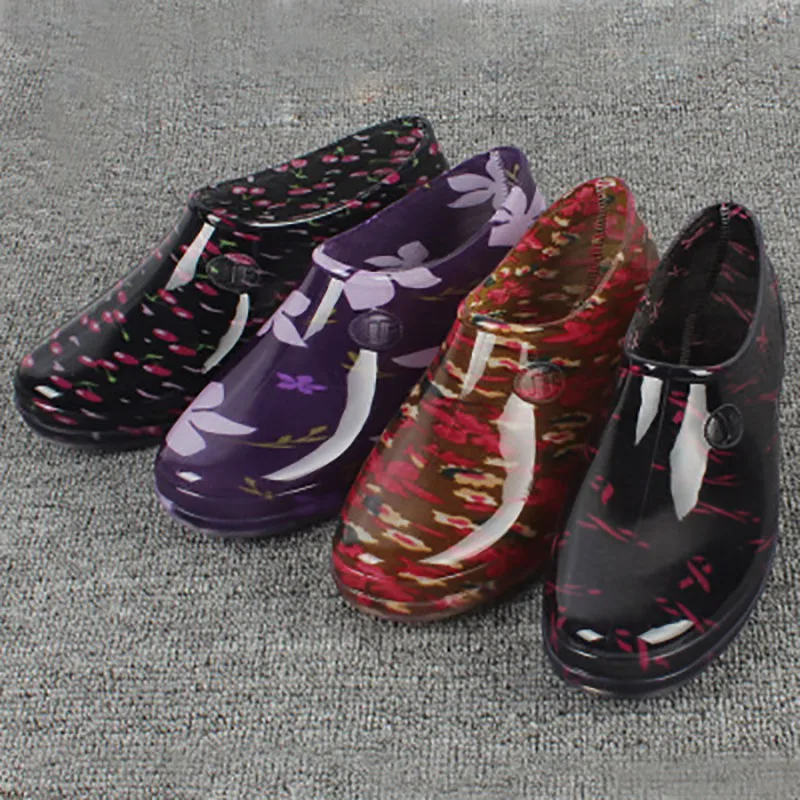 Сапоги Aleafalling женские на платформе непромокаемые сапоги в британском стиле