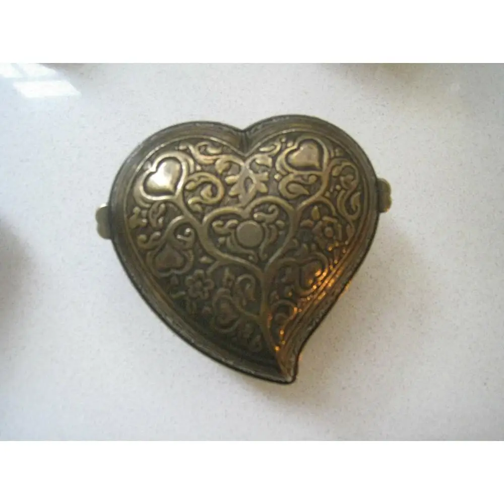 Винтажная медная Латунная чаша в форме сердца для сахара конфет и шоколада|Чаши| |