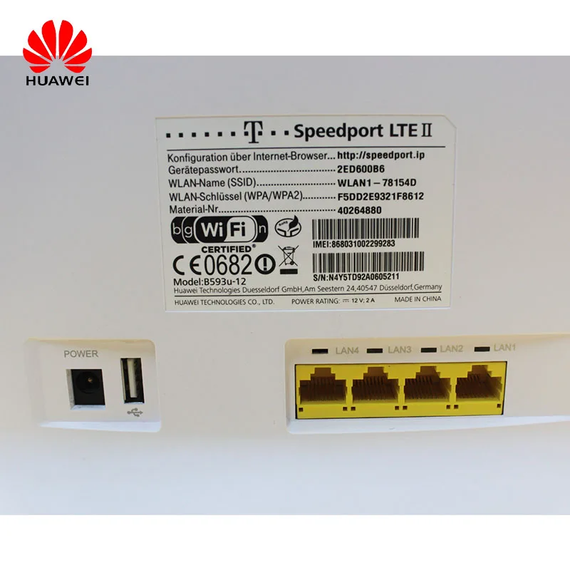 

Unlocked New 4G WIFI Router HUAWEI B593 B593u-12 150Mbps LTE CPE 4G Wireless Gateway Huawei B593s-12 With Antenna