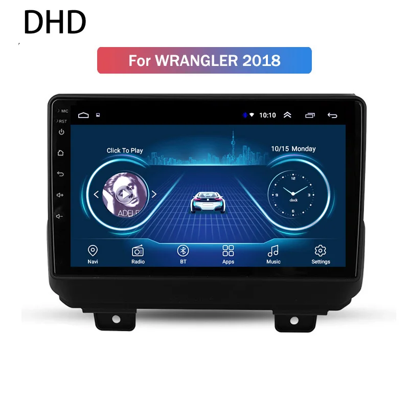 Автомагнитола 2 Din на Android 9 1 для Jeep Wrangler 2019 мультимедийный видеоплеер GPS