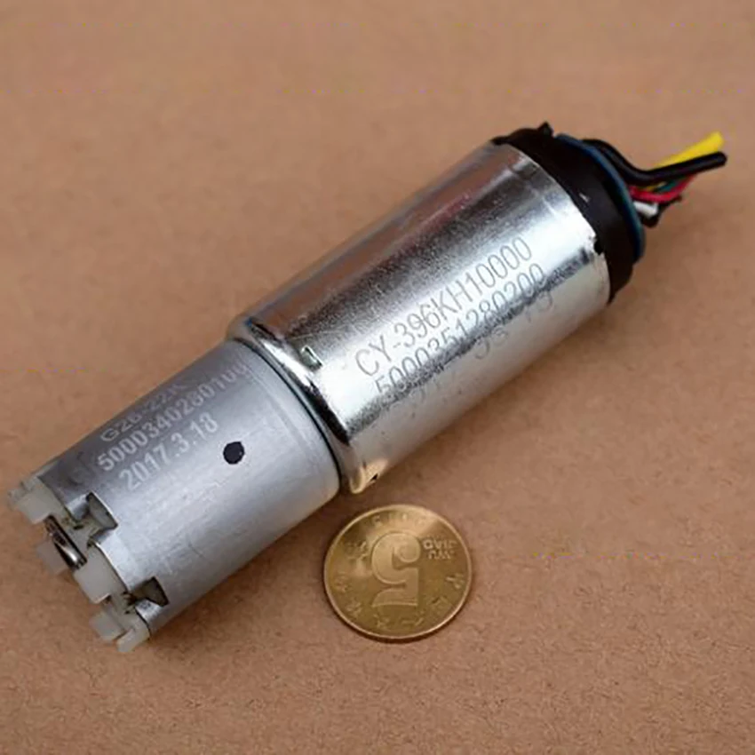 

NdFeB Strong Magnet 396 Motor With Six-pole Rotor DC12V High Torque Planetary Gear Motor, Reduction Ratio 1: 22, High Power