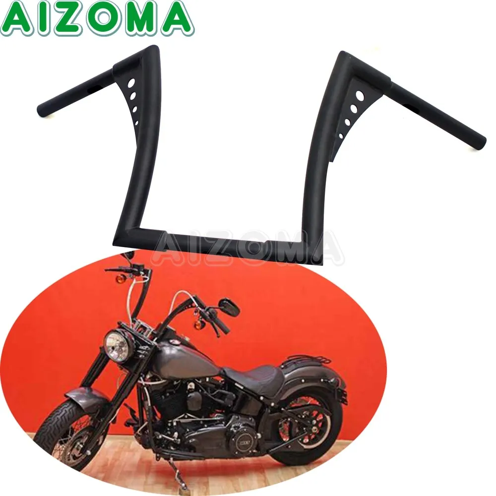 Мотоцикл 1 1/4 дюйма черный толстый стержень для Harley XL Sportster Dyna Softail FLST FXST 30 1/2