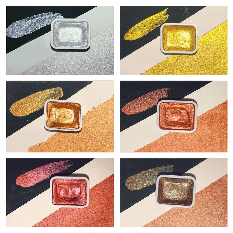 

Multicolors Blooming Paints Watercolor Powder For Nails Abstract Nail Art Pigment Magic Pearl Chrome Polish Manicure Glitter