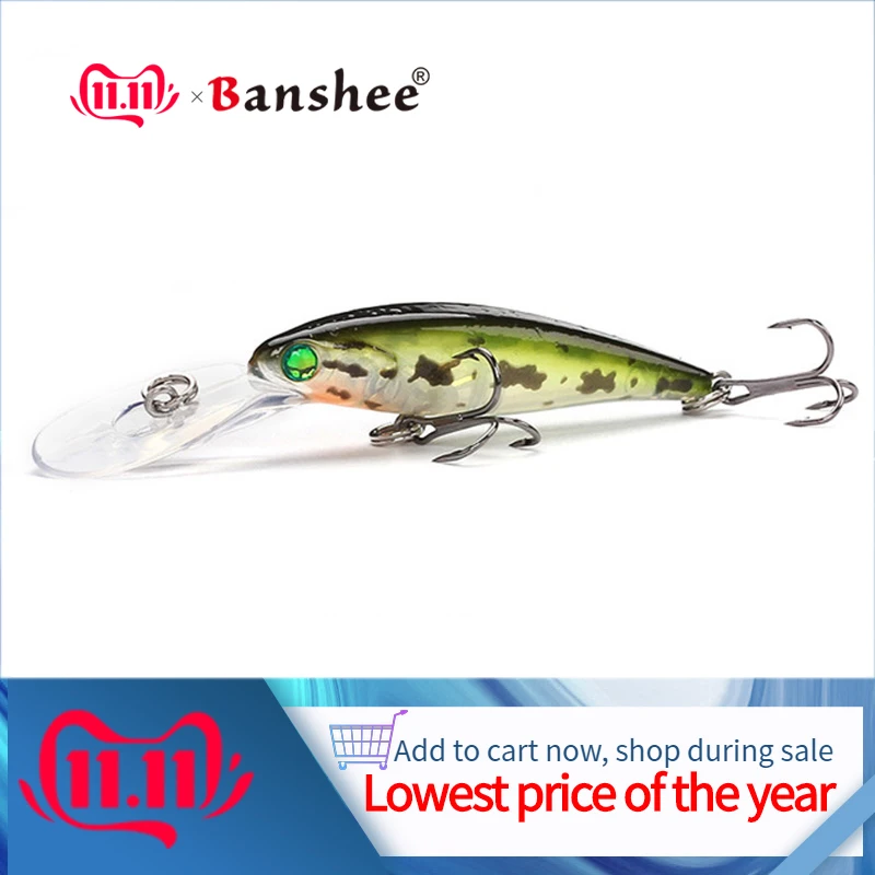 Banshee 65 мм 7 г блесна Джеркбейт рыболовная приманка погружающаяся воблер