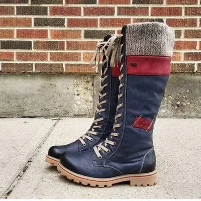 2019 Knee high boots long brown autumn Plus Size Women's Fashion Thigh High Boots buty damskie | Обувь