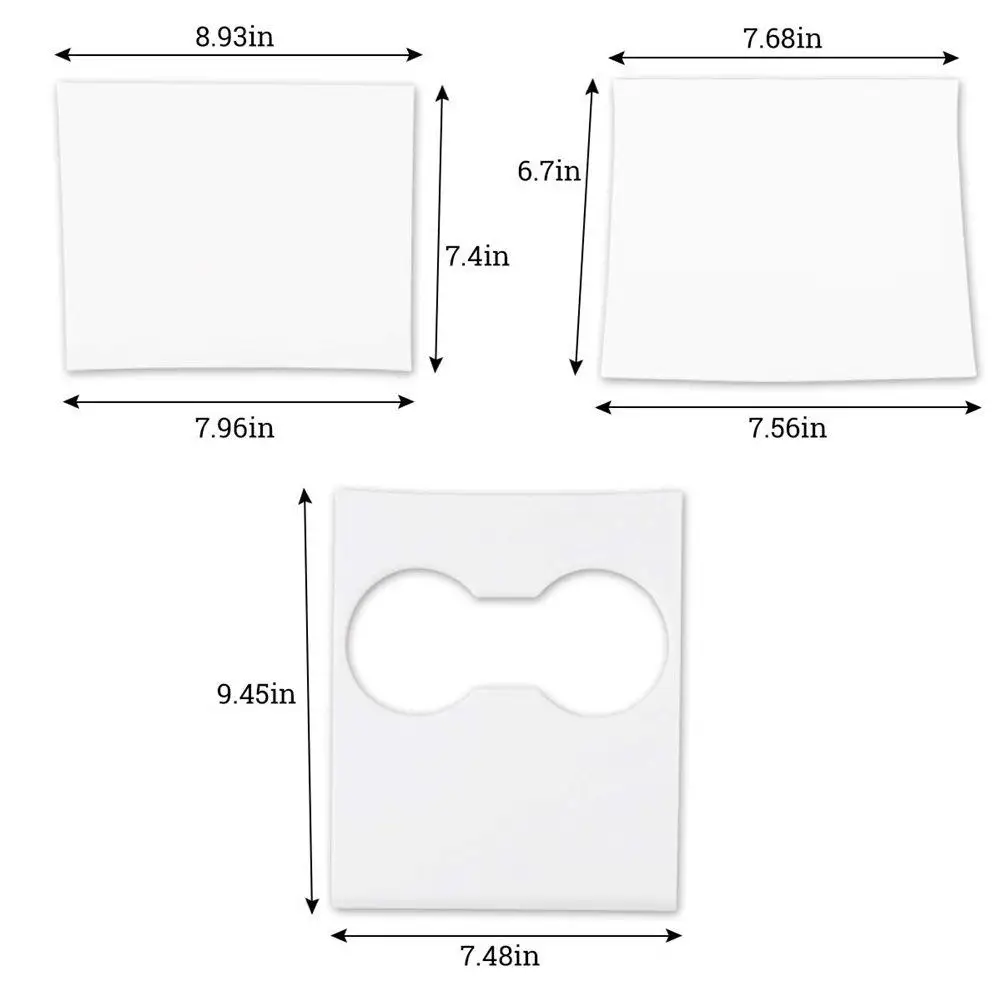 

3 Pcs Set White Car Center Console Inner Cover Stickers For Tesla Model 3 New Protect Console