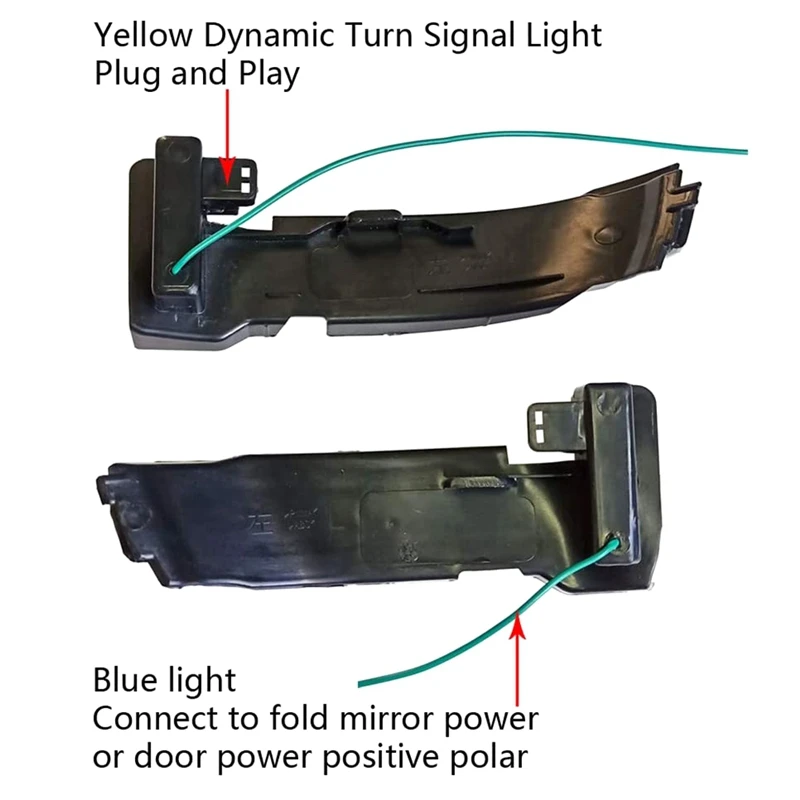 

Car LED Dynamic Turn Signal Light Side Mirror Sequential Indicator Blinker Lamp for Ford Focus 4 MK4 2019 2020
