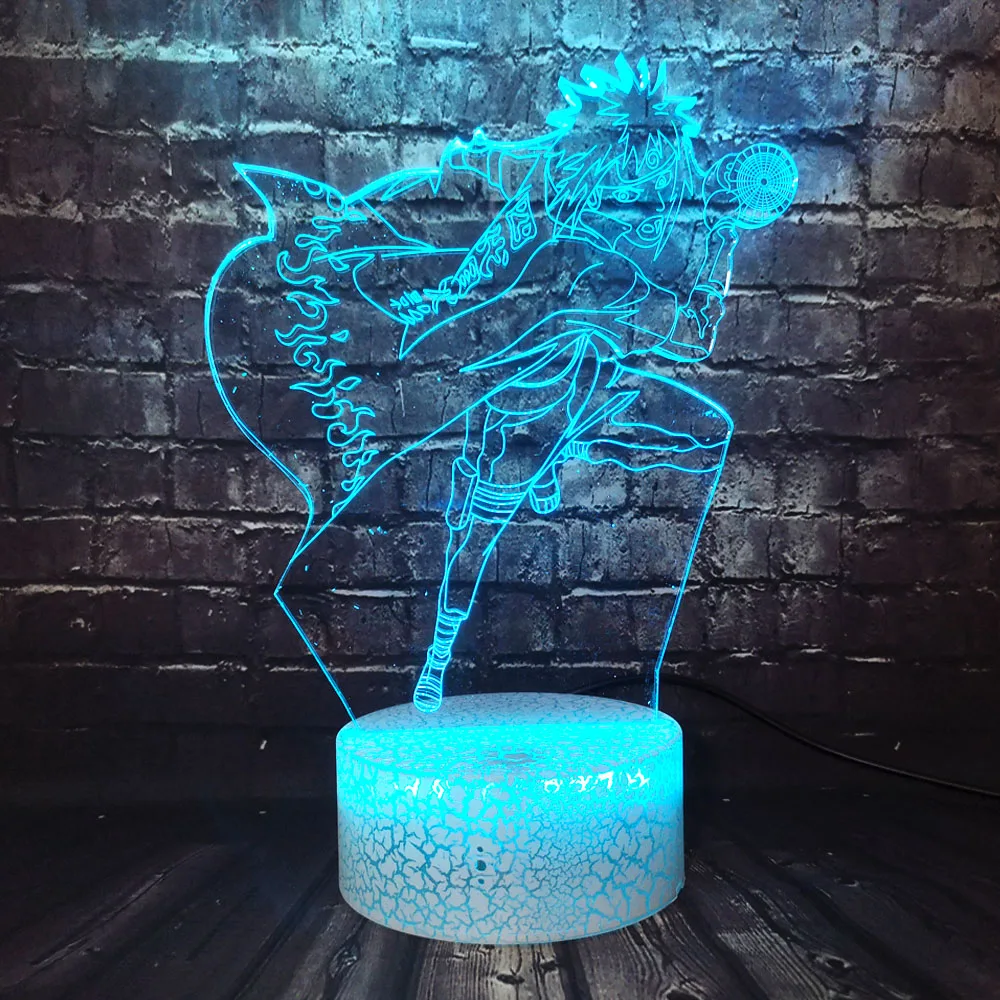 Рождественская забавная игрушка Японский комикс Наруто фигурка Namikaze Minato 3D