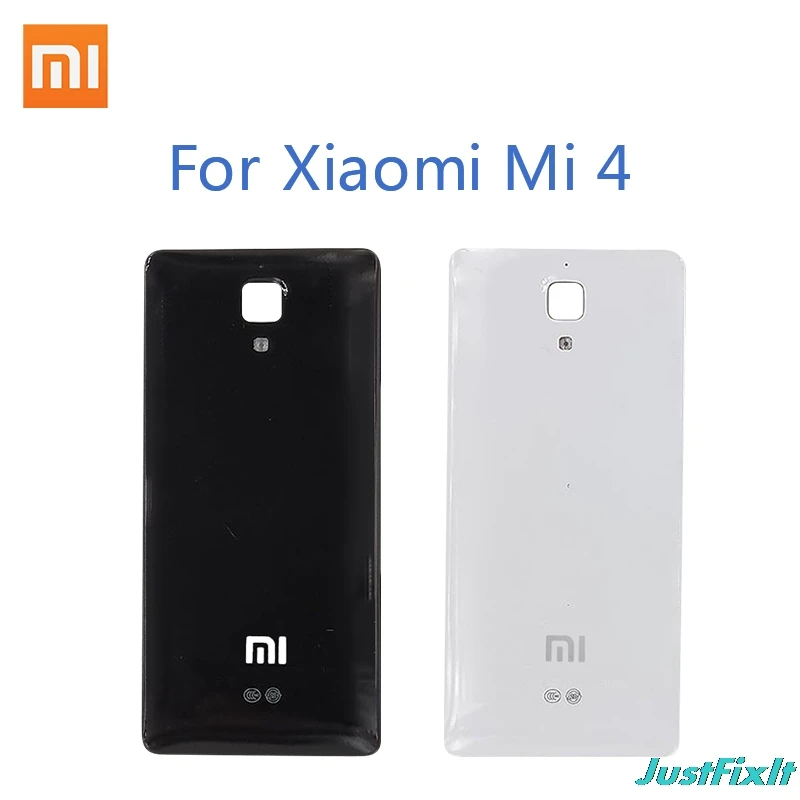 Оригинальный чехол с аккумулятором для Xiaomi Mi4 Задняя стеклянная крышка запасная