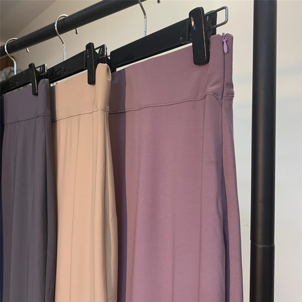 Юбка-карандаш Женская Длинная с завышенной талией модная одежда в Корейском