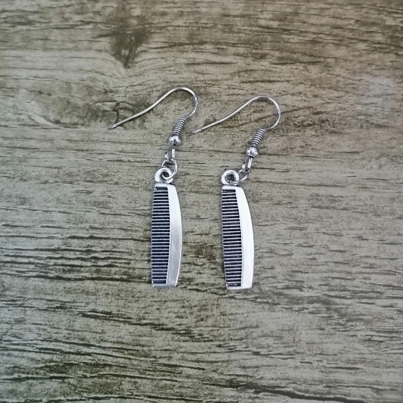 

Comb earrings girls earrings summer girl gifts for girls Comb girl earrings creative birthday gifts