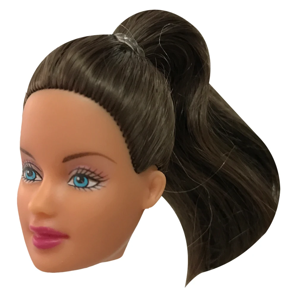 Голова куклы с коричневыми волосами NK 1 шт. аксессуары для кукол Барби лучший