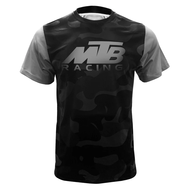 

Explosions MTB Mountain Bike Motorcycle Jersey Moisture Absorption and Perspiration Breathable Short Sleeve T-shirt