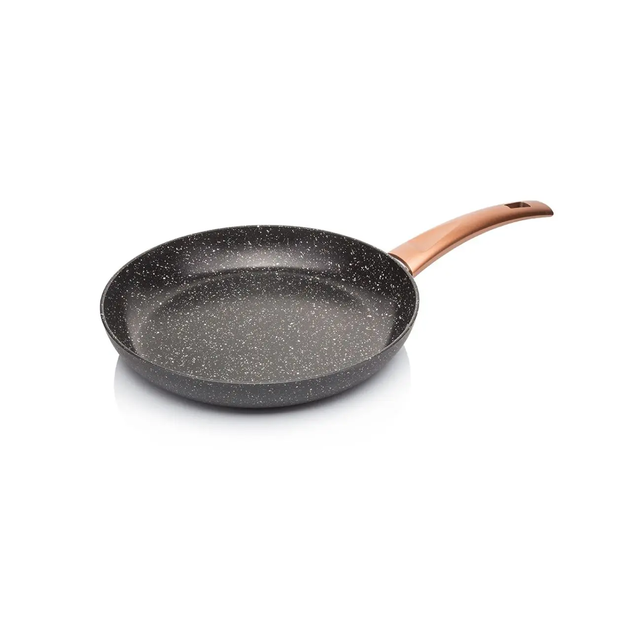 

EWs Matte Black 24 Cm Frying Pan lunch box bulaklar eat bars knife