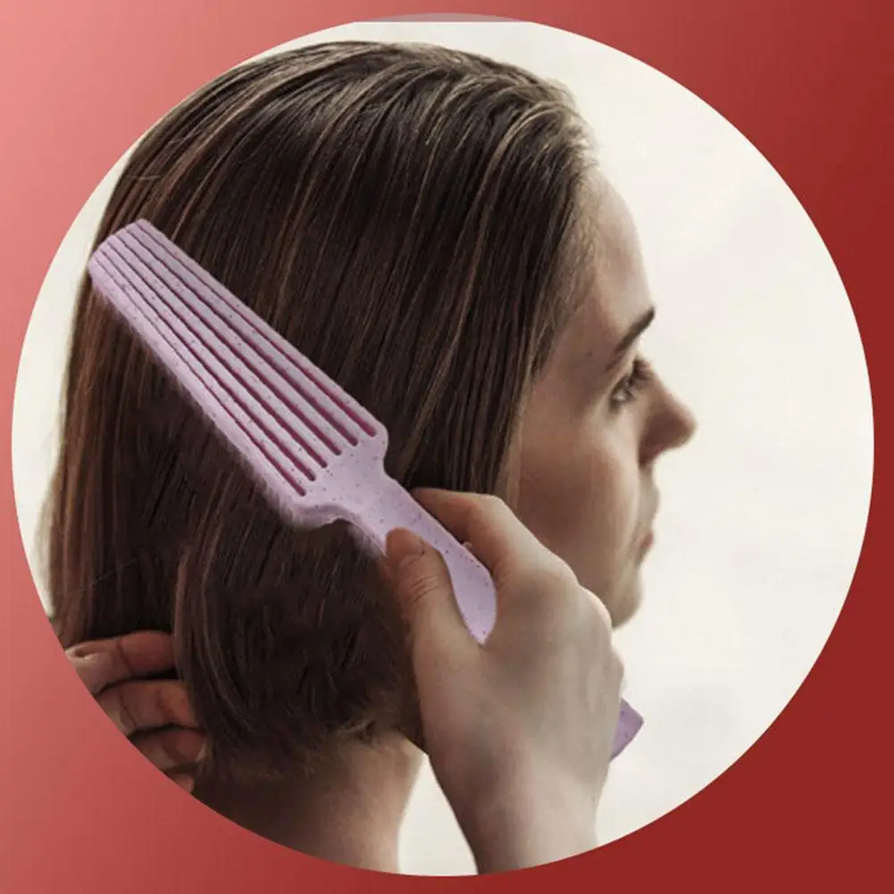 

1pcs Wheat Straw Hair Brush Hollow Comb Wet And Dry Massage Comb Home Hair Comb Lady Long Hair Comb Color Modeling Comb