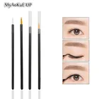 50 шт. одноразовая Кисть для макияжа, карандаш для подводки глаз, наращивание ресниц, теней, косметическая палочка, аппликатор, белая кисть для подводки глаз