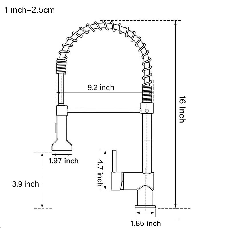 Матовый черный кухонный смеситель латунный кран для раковины с горячей и