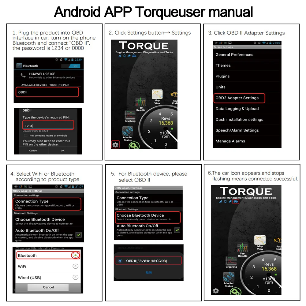 

LEEPEE Instrument Code Removal Bluetooth-compatible 4.0 Car Diagnostic Scanner OBD2 Interface Adapter For Android and Windows