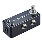 MOSKY педаль для гитарных эффектов блок реализации цикла Mini True Bypass Looper, выбор маршрута, процессор для гитарных эффектов, запчасти для электрогитар
