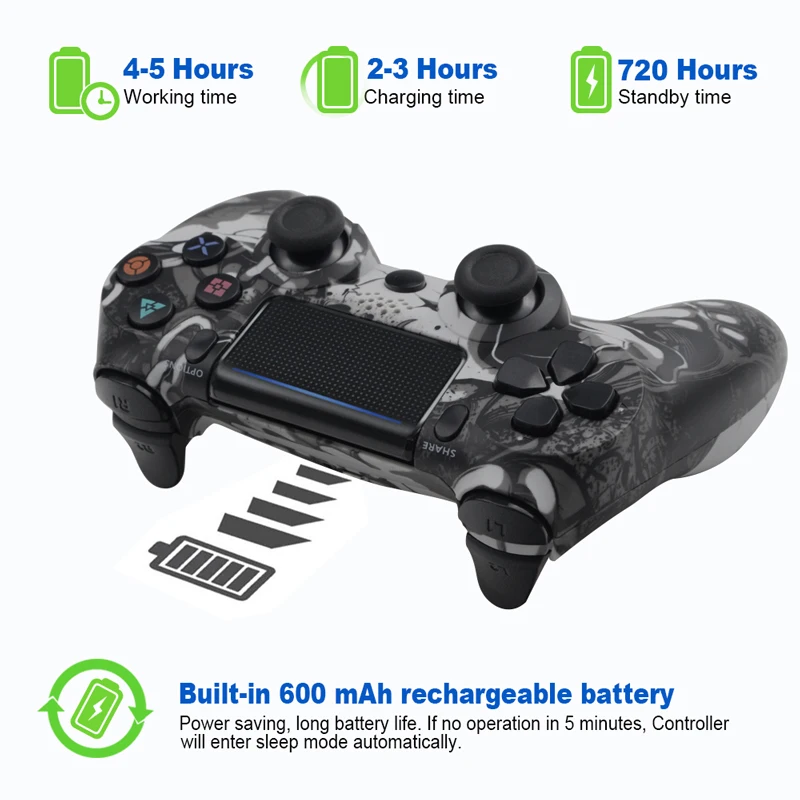 Bluetooth беспроводной/проводной джойстик для PS4 контроллер подходит для mando ps4 консоль для Playstation Dualshock 4 геймпад для PS3