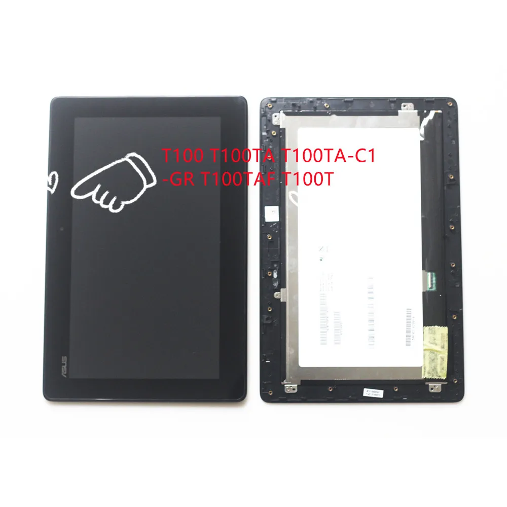 

10,1 ''оригинал для ASUS Transformer Book T100 T100T T100TA-C1-GR T100TA ЖК-дисплей Дисплей + сенсорный экран Экран в сборе с рамкой