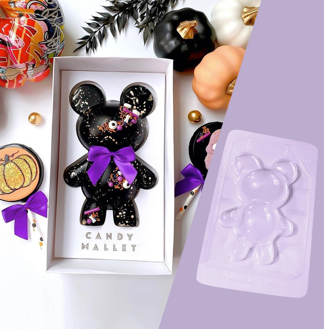 ​Large Size 3D Baby Bear Breakable Chocolate Mold DIY Creative Plastic Mousse Mould Cake Decorating Tools Baking Accessories | Дом и сад