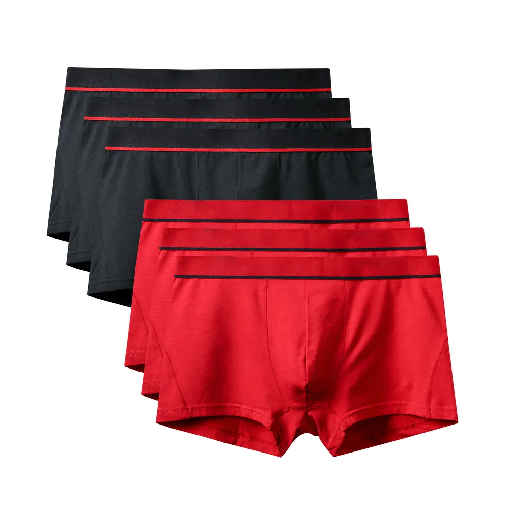 6Pcs A0582 Mix A21 6 шт./лот, новинка, высокое качество, Mr трусы, модные, сексуальные, брендовые, U выпуклые трусы, мужские, размера плюс, боксеры, шорты, большой размер, нижнее белье - Цвет: 6Pcs A0582 Mix A21
