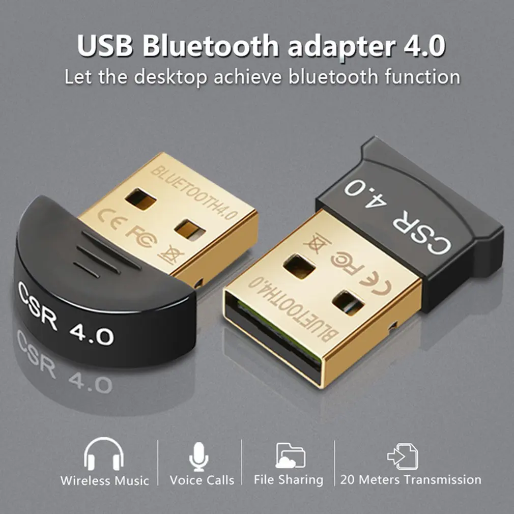 Usb Bluetooth адаптер 4 0 аудио приемник CSR4.0 Поддержка win8/10 |