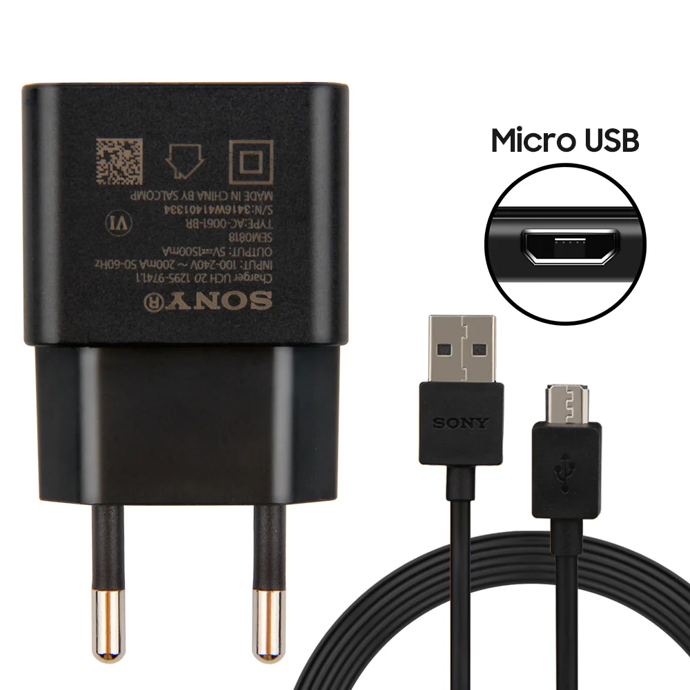 Оригинальное настенное зарядное устройство для SONY UCH20 LT28at LT29i L36h c6603 L50w D6503 L50t