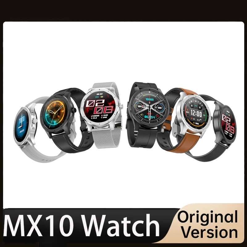 

New 2021 Music Smart Watch 1.28 inch Round Screen MX10 Bluetooth call watches 512M Memory For Local Music Smartwatch Band