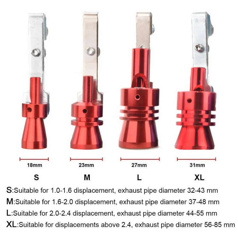 Мотоцикл выхлопной автомобиль поддельные турбо свисток трубы звук глушитель
