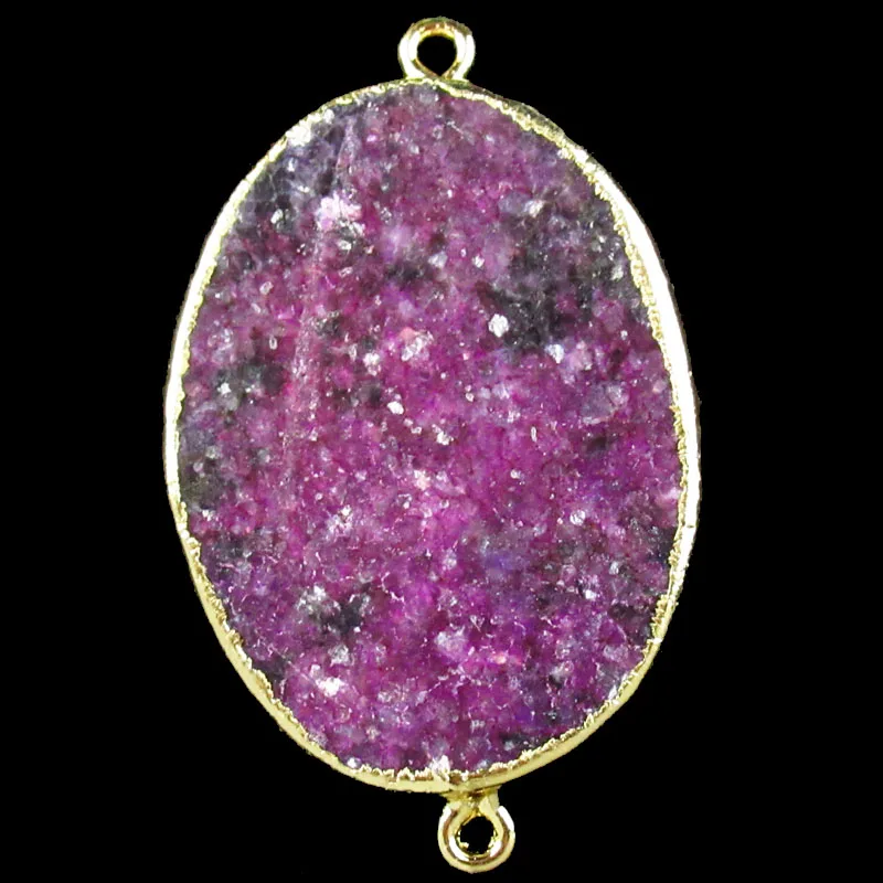 Великолепная интригующая мода обернутый фиолетовый лепидолит Овальный