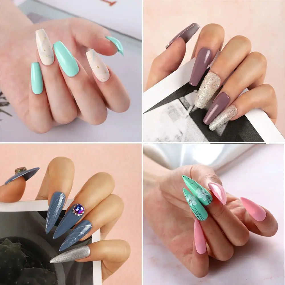 Набор для профессионального маникюра COSCELIA акриловая Светодиодная лампа ногтей