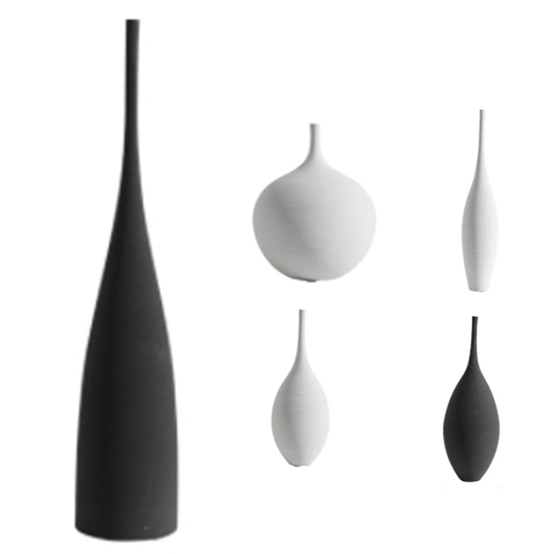 

Jingdezhen Zen Vase Modern Minimalist Handmade Ceramic Ornaments ,Living Room Model Home Decoration