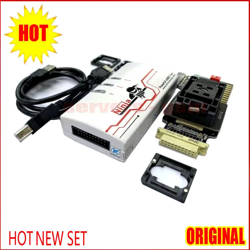 Новая оригинальная коробка Miracle Ninja box с адаптером 4 в 1 для emmc BGA eMMC 186 & 162 221 169 153 254 -