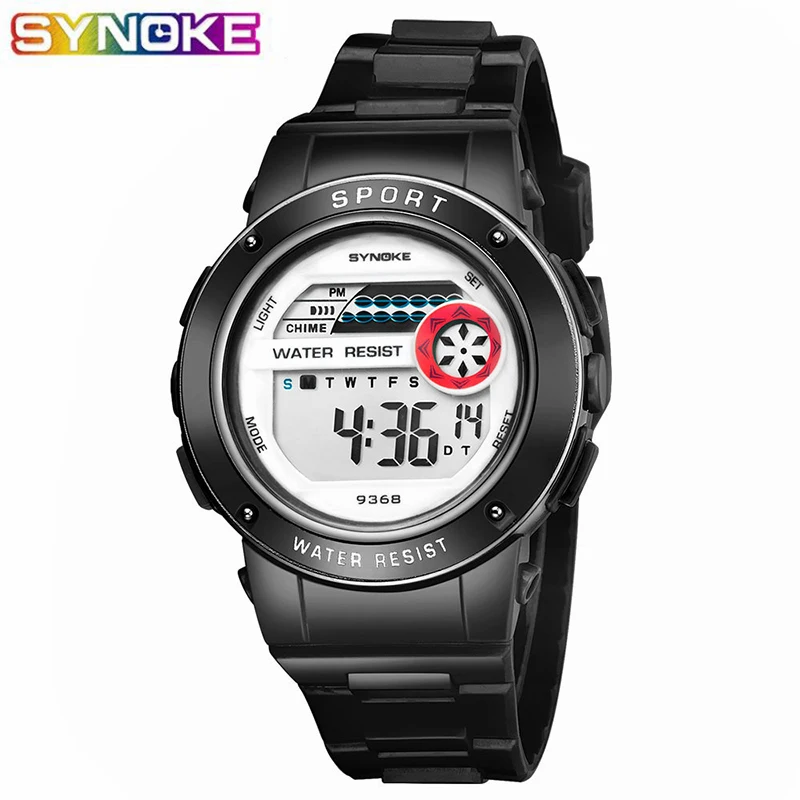 

Часы светодиодные цифровые детские, роскошные спортивные водонепроницаемые наручные для мальчиков и девочек, электронные