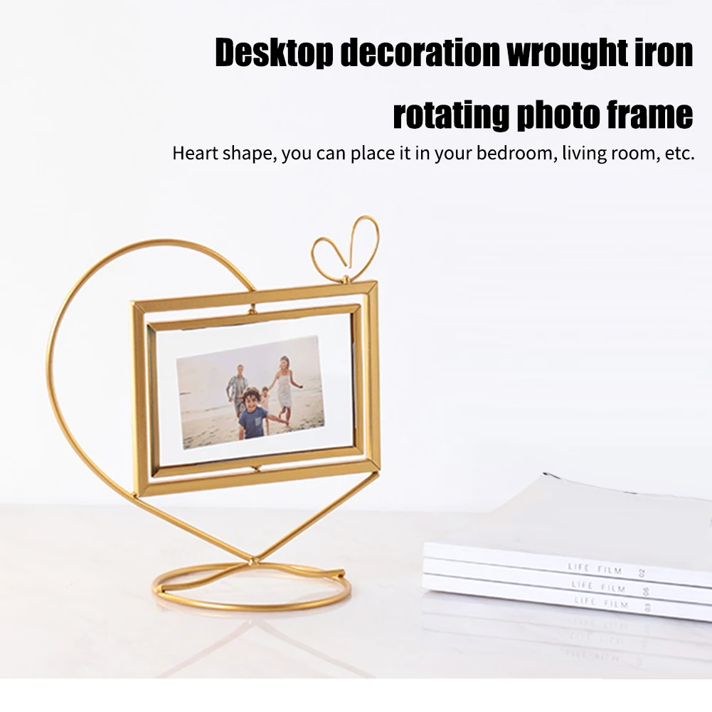 Картина Двусторонняя гостиная в форме сердца бесплатная подставка фоторамка